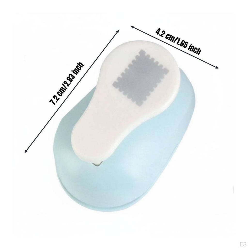 Briefmarkenstempelstanzer Tragbar Form Papierstanzer Positionierung Scrapbooking Loch für Kinder,