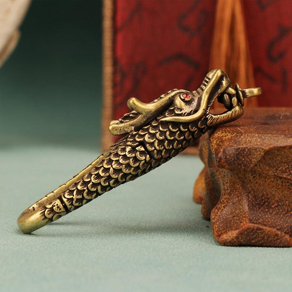 Set of 2 Dragon Keyring Charm Metal Key Holder Car Key Accessory Bag Pendant Jewelry Craft Supplies for Men and Women