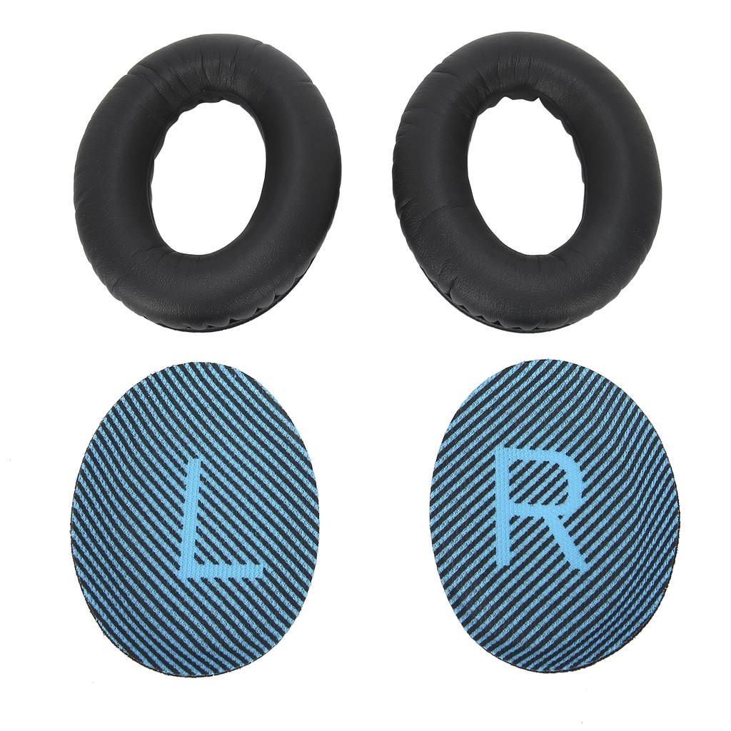 JZF‑140 Replacement Sponge Ear Pads Cushion Cover for 35 Headphones Headset PartsBlack Blue