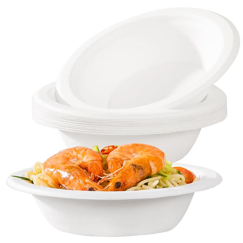 temeiju Biologisch abbaubare Einwegschüsseln aus Zuckerrohrzellstoff