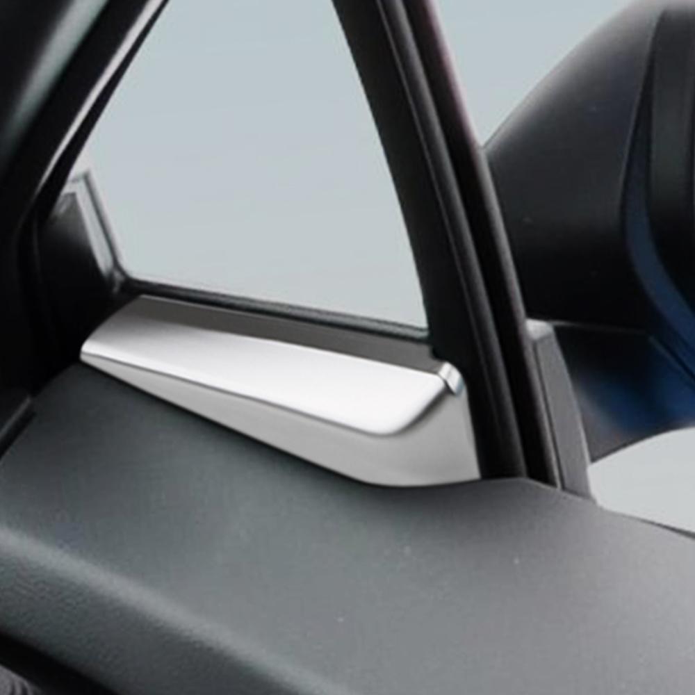 1 Pair Car Door Window A Pillar Post Cover Trim Molding Fit for Toyota C-HR CHR 2016 2017 2018 2019 2020 ABS Accessories