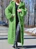 Eur-Am Women's Hooded Cardigan: Thick Knit Long Sweater
