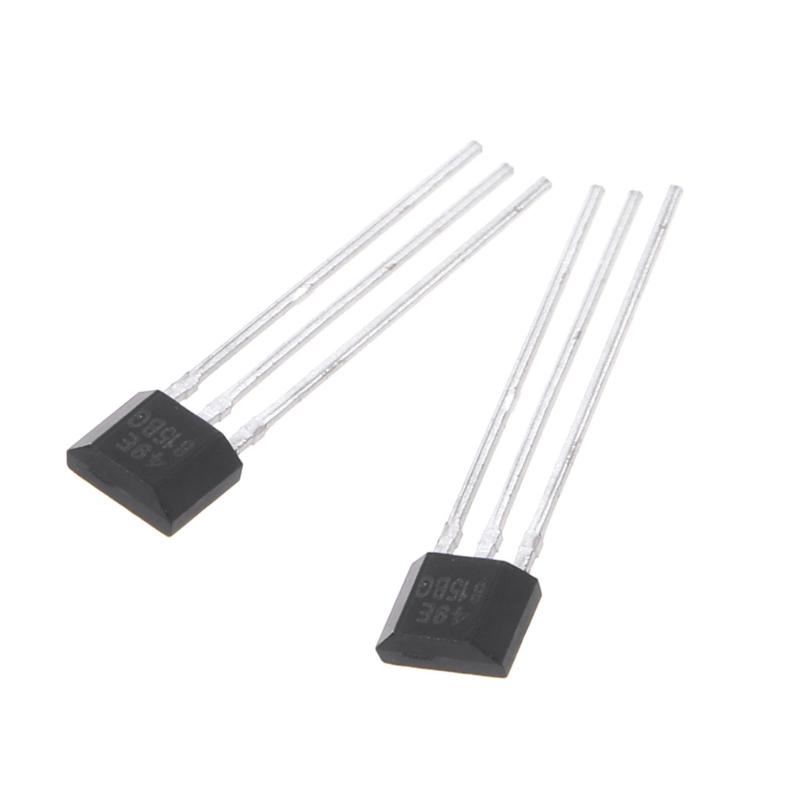 10 Uds 49E elemento Hall OH49E regulador de voltaje Sensor de efecto Hall interruptor lineal