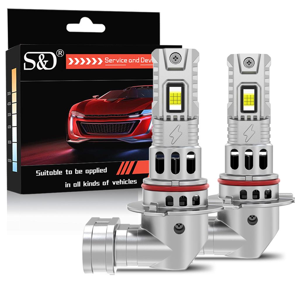 

2 шт. Canbus H4 H11 LED H7 Лампы для фар 9005 HB3 9006 HB4 Ближний/дальний свет 30000 лм Автомобильные диодные лампы Turbo Auto 18-ядерные CSP Фары Plug&Play 6500K Белый 9005 HB3