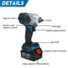 4 In 1 Electric Tool Set Electric Impact Wrench/13mm Electric Drill/Rotary Hammer/125mm Angle Grinder For Makita 18V Battery
