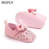 Mode Babyschuhe für Neugeborene Baby Mädchen erste Wanderer Säugling großen Bogen Prinzessin Hochzeit Party Schuhe Sommer weiche Sohlen Schuhe