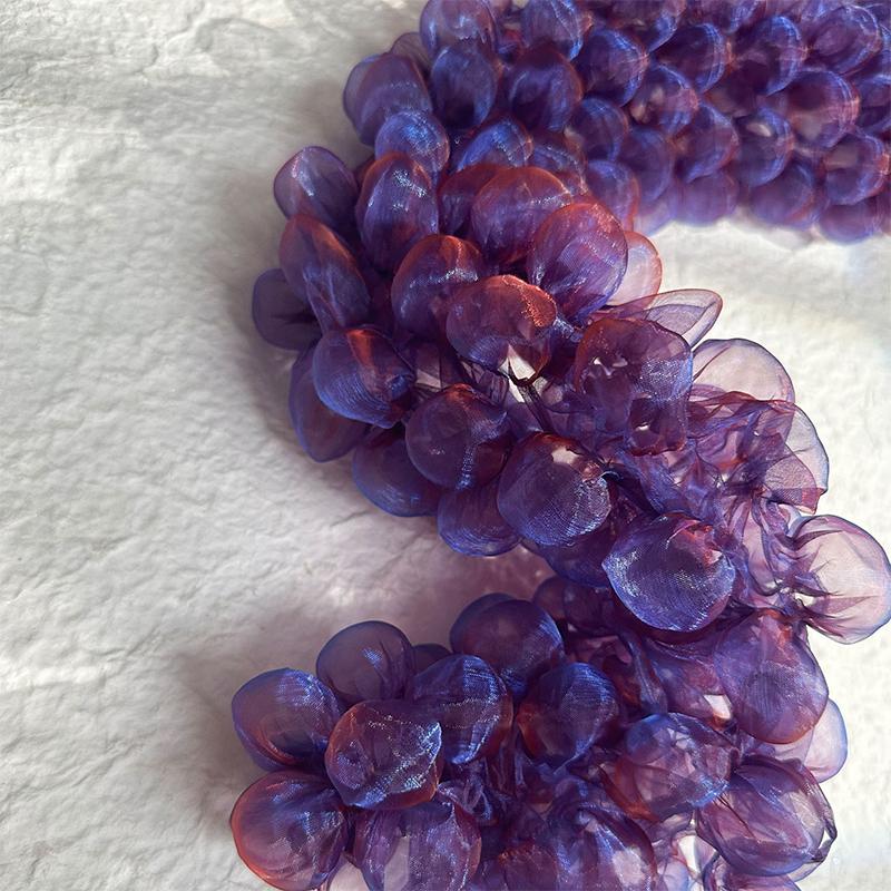 Seersucker Perspective Bubble Net Yarn Fabric For Diy Sewing Wedding Dress Stage Costume Background Decor Puffy 3D Lace Fabric