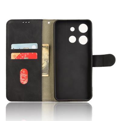 For TCL 503 Leather Case Skin-Feel Anti-Drop Wallet Flip Phone Cover