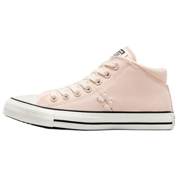 Converse Chuck Taylor All Star Madison Crafted Laces Comfortable Versatile Mid-Top Canvas Shoes Women sneakers Pink A10632C