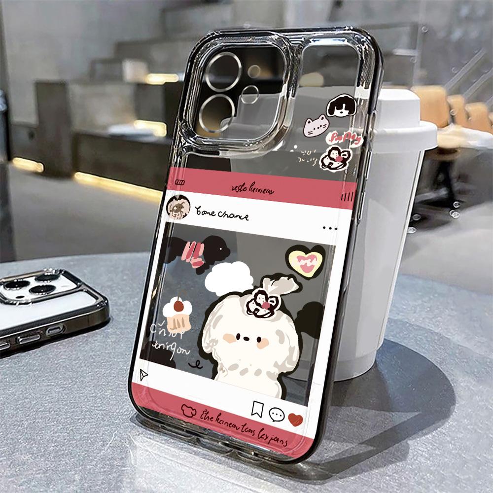 Husă pentru telefon pentru iPhone 11 12 13 14 15 16 17 Pro Max Husă Samsung A36 A56 A06 A05 A15 A55 Huse Xiaomi 11 12 Redmi 12C Note 11 12 13 9 10 C65 Drăguță