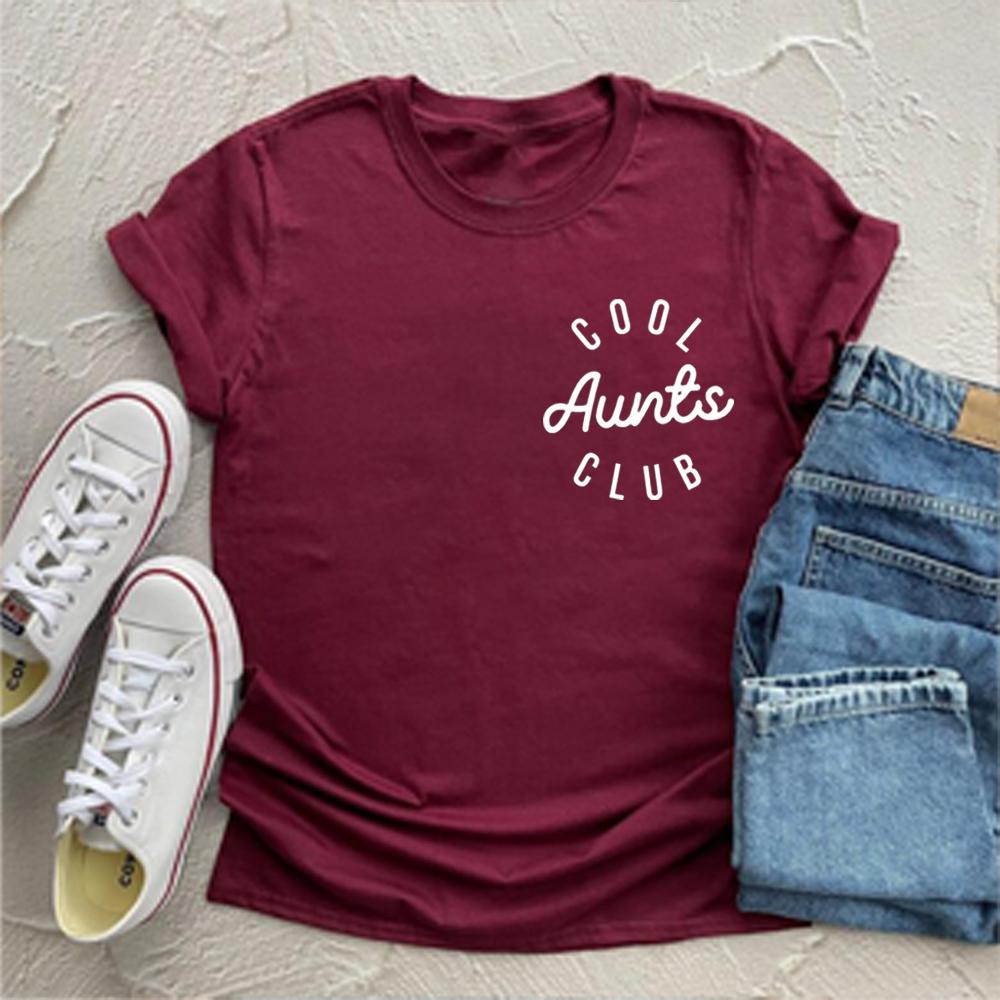 Cool Aunts Club T Shirt New Aunts Tshirt Favorite Aunt Shirt Tees Cool Aunt Gift From Niece Funny Cool Aunt Graphic T Shirts