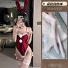 Sex Lingerie Cosplay Bunny Christmas Dress Seduction One-piece Tight Uniform Open Crotch Suit Underwear
