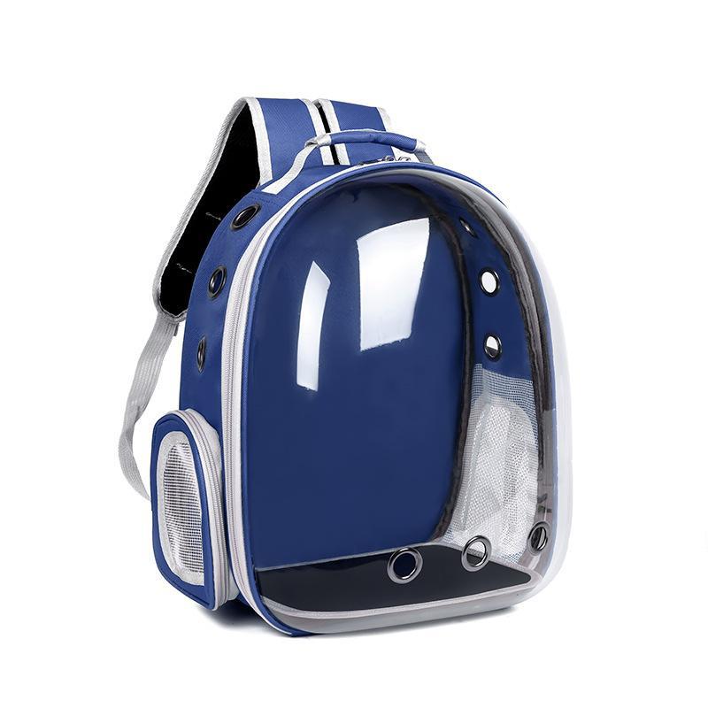 1Pc Panoramic Transparent Space Capsule Pet Backpack Breathable Cat Carrier Travel Bag