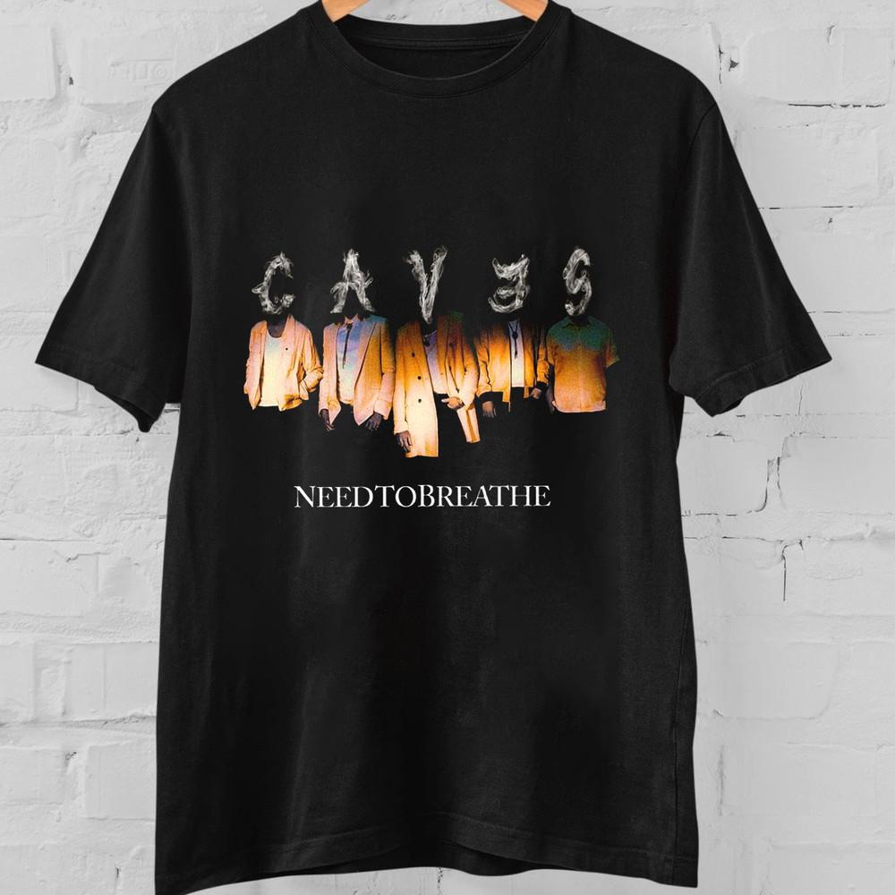 Collection NEEDTOBREATHE Band CAVES Album Black S to 6XL Concert Shirt ZL489 Unisex T-Shirt XXXL