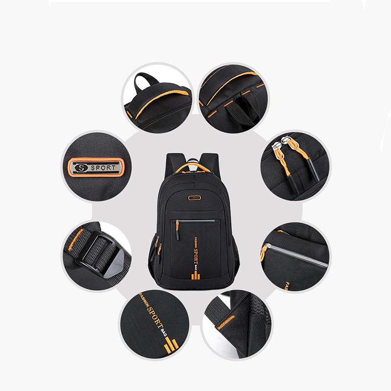 Men's Backpacks Waterproof Rucksack Business Computer Bag Casual Travel Backpack Senior High School Student Schoolbag-ll