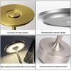 Used LED Rechargeable Induction Desk Lamp - Creative Flying Saucer Design for Camping & Night Light