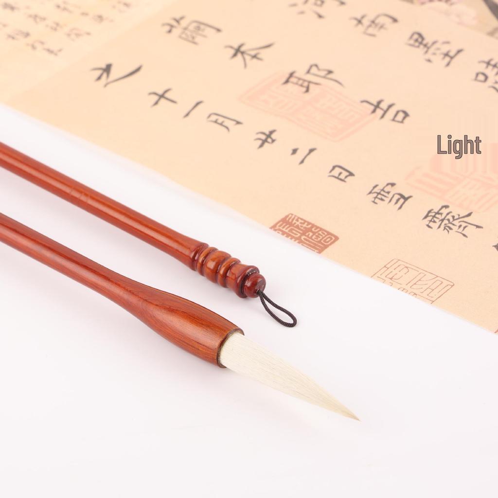 Changfeng Large Sheep Hair Brush Set for Calligraphy & Painting with Brush Holder and Rest