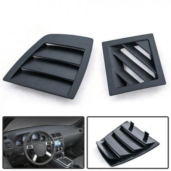 Front Left & Right Dash Air Vent Outlet Cover Trim For Dodge Charger 06-10 Black