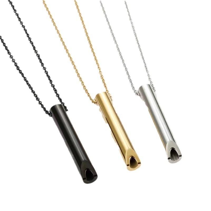 3d Shift Delightful Breathing Necklace In Stainless Steel With Adjustable Length Everyone For