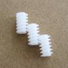 10Pcs/Lot White Right Hand Plastic 6*10 (2A) Worm Turbine 0.5 Module Reduction Gears Diy Model Parts
