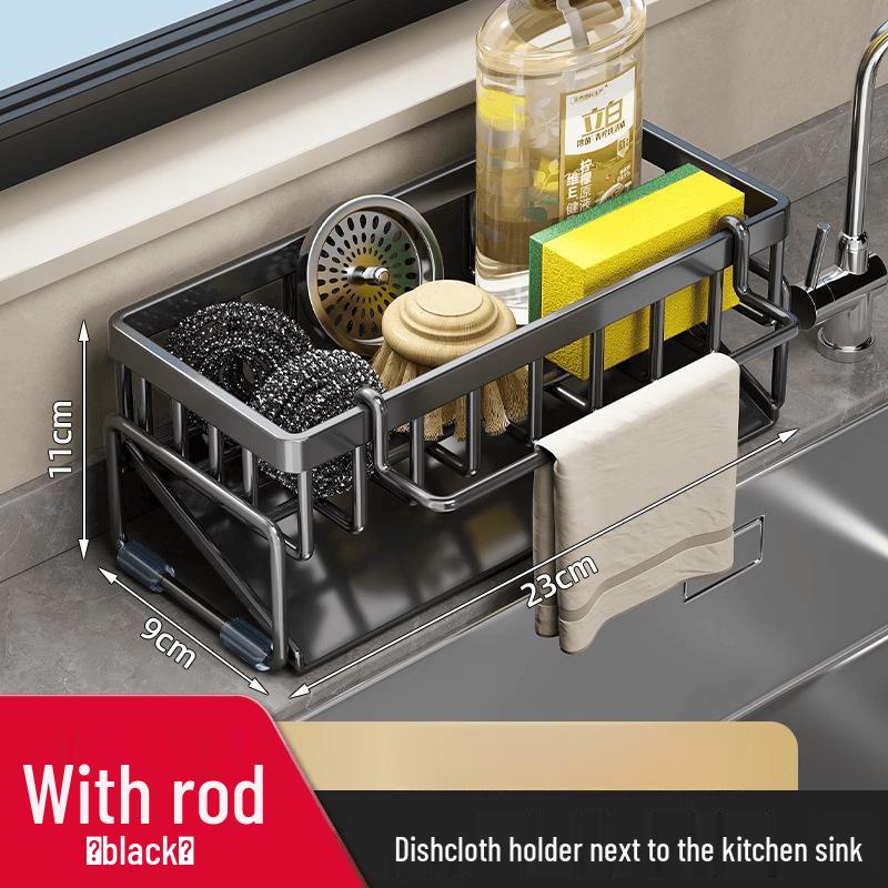 

Abdo Kitchen Dish Drying Rack with Rag Holder