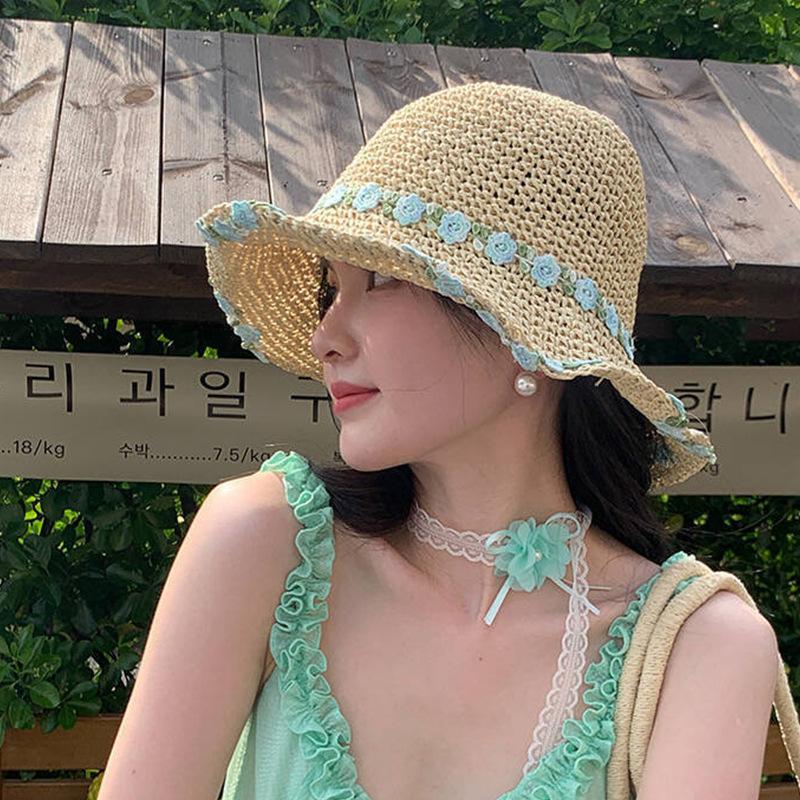 Women's Straw Hat Summer Sun Shading Hat Sun Shading Hat Tourism Vacation Beach Beach Hat