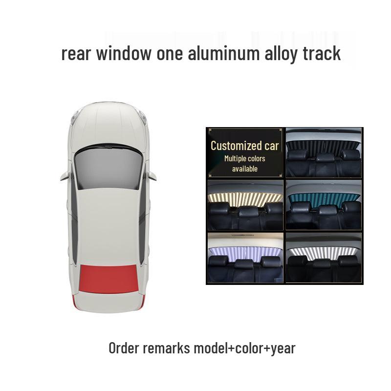 Cheetah CS910 Renault Koleos Rear Privacy Sunshades Curtains Double Tracks