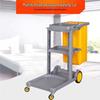 Multi-functional Hand Push Cleaning Cart
