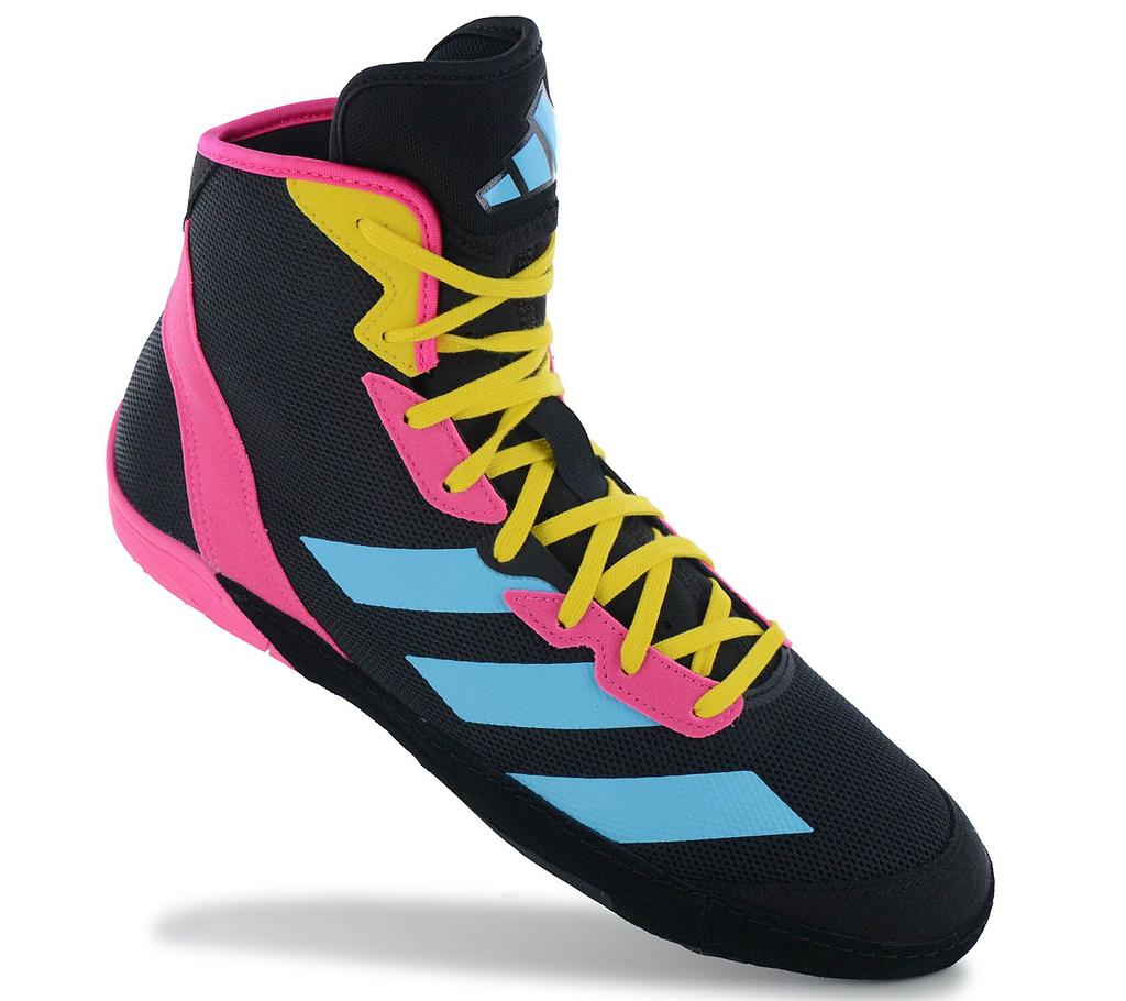 adidas Adizero Wrestling - Scarpe da Boxe da Uomo Scarpe da Lotta Nere JQ4990 ORIGINALE