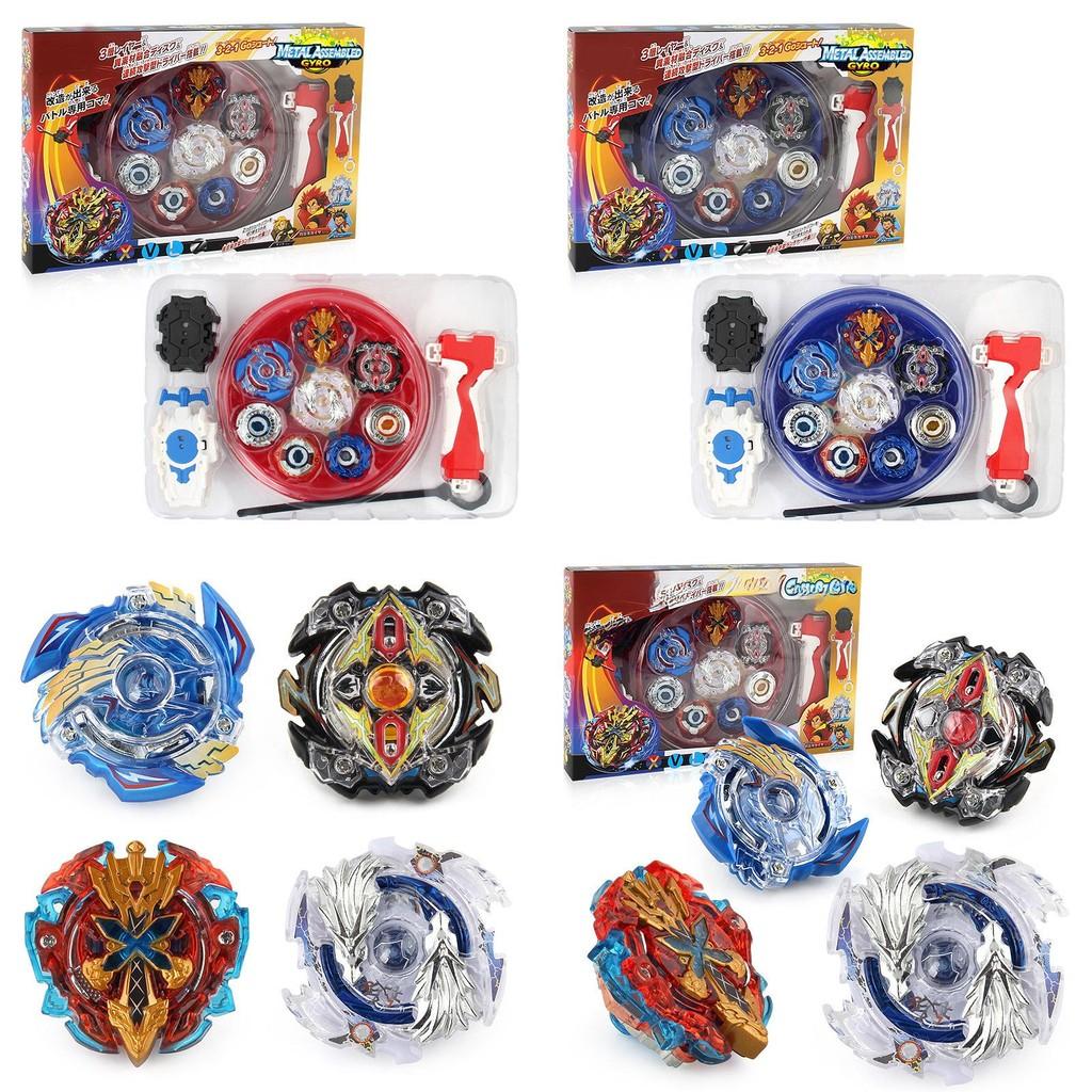 Xd168-1 Premium Battle Top Spinning Tops Set With Durable Alloy Handle And Launcher