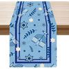 XCHI Hanukkah Six-Pointed Star Olive Leaf Chanukah Menorah Placemats Set of 4 Table Mats for Party Home Kitchen Dining Table Decorations 12x18 Inch