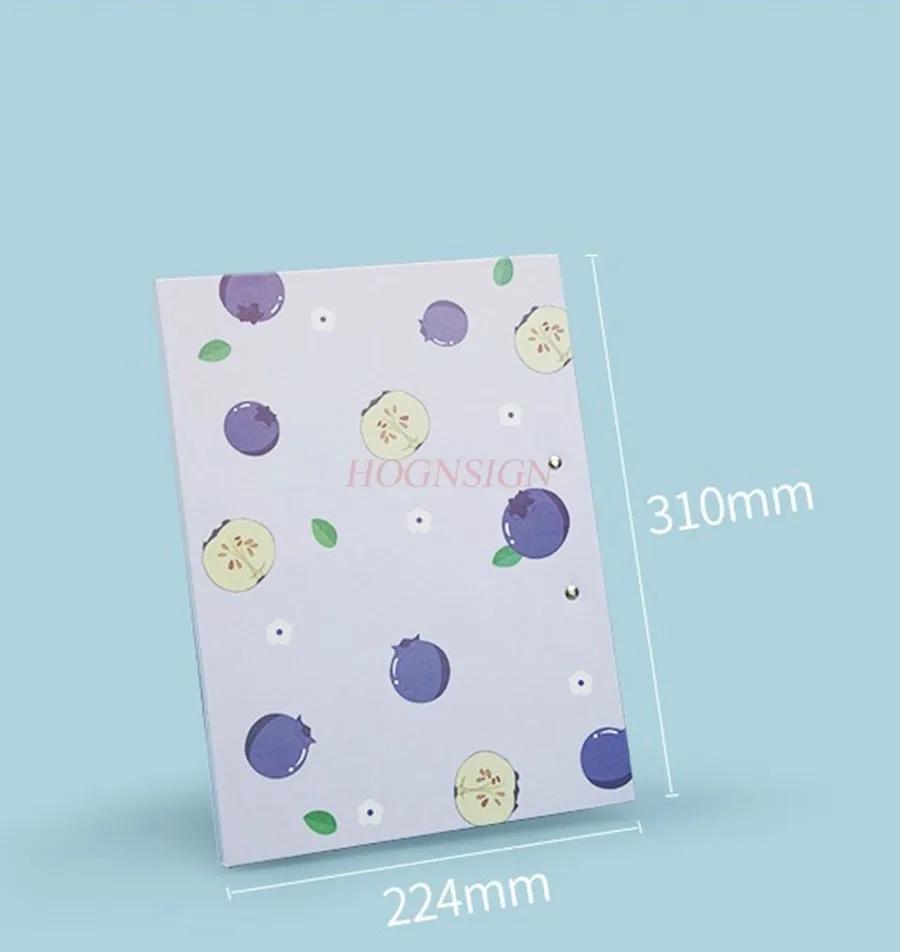 A4 Organizing Artifacts Thickened Folder,Folder Board Writing Pad Stationery Test Paper Clip Storage ,