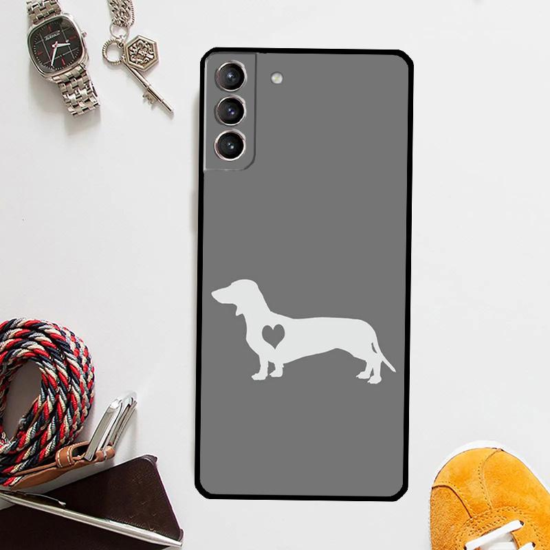 I Love My Dachshund Case For Samsung Galaxy S25 Ultra S20 S21 S22 S23 Plus S24 Ultra S9 S10 S25 FE Cover Coque