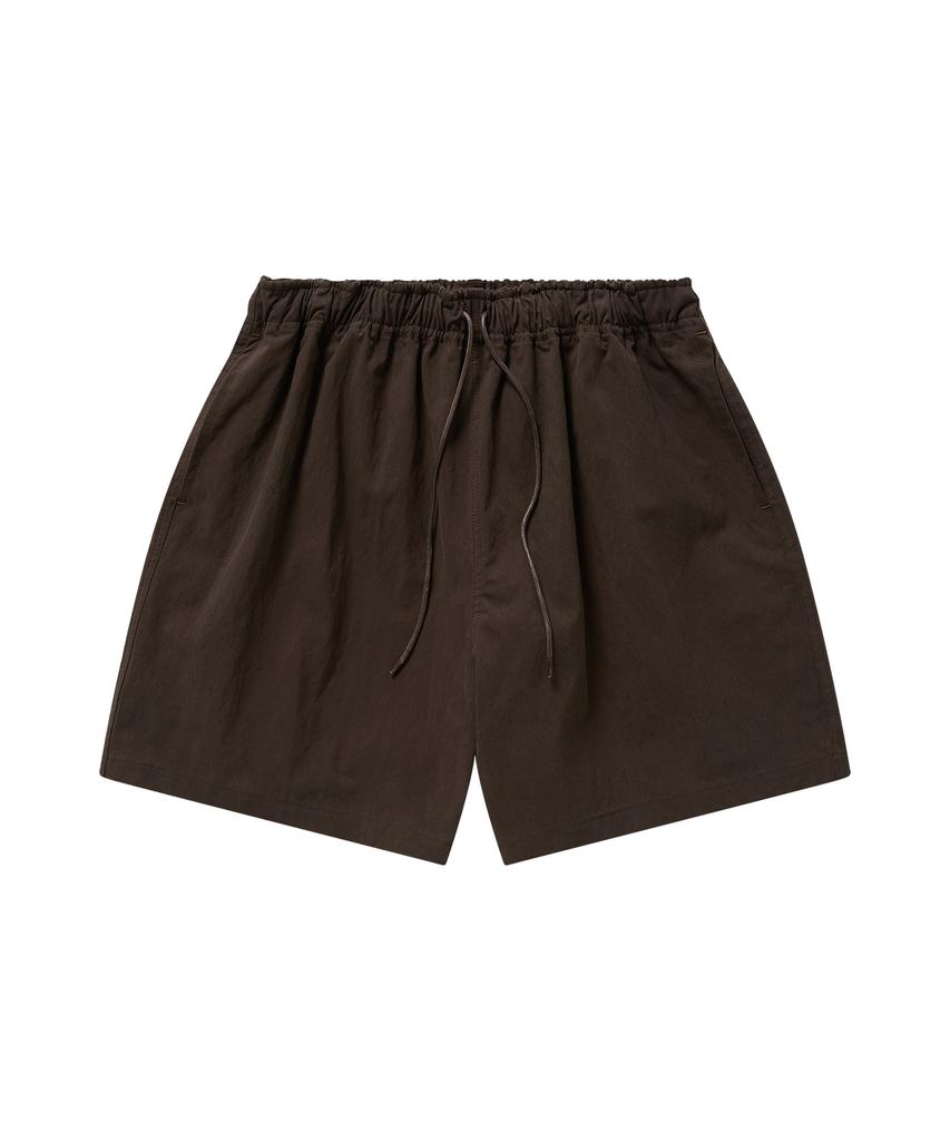 Pilpeu Washed Easy Shorts (Chocolate)
