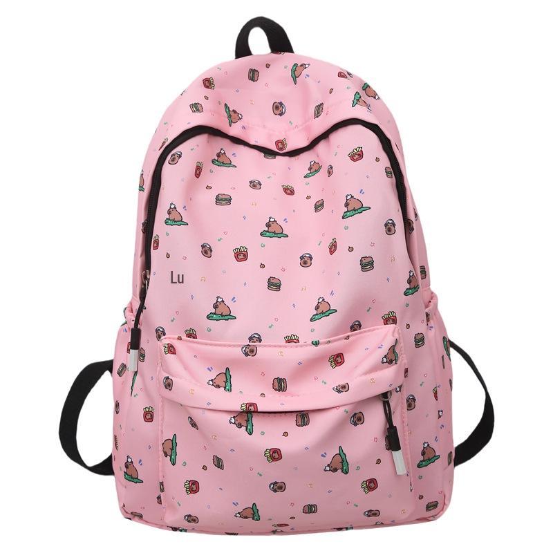 

Рюкзак в японском стиле с цветочным принтом для девочек - Легкий, вместительный, идеально подходит для школы 29x11x37 cm