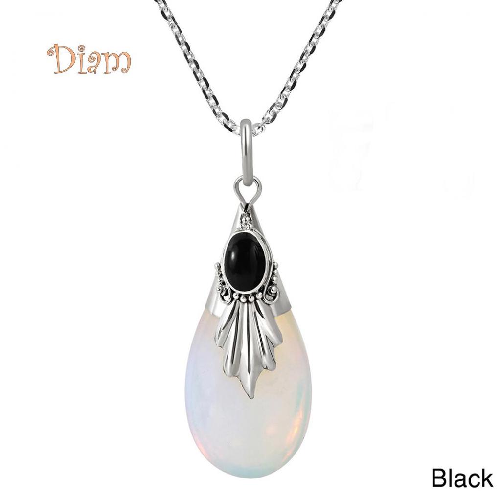 Drop Teardrop Pendant Necklace 