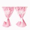 Miniature Decorative Window Curtain Stripe Curtain Accessory For 1/12 Dollhouses Scene Bedroom Landscape Accessories