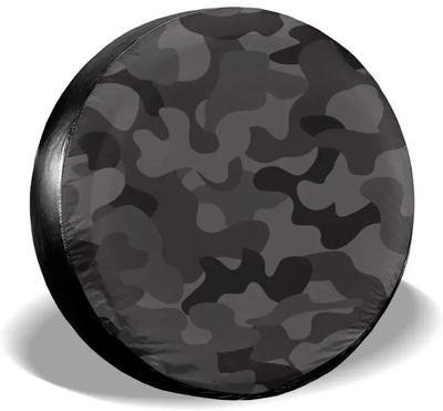 Camo Pink Camouflage Spare Tire Cover Waterproof Dust-Proof UV Sun Wheel Tire Cover Fit for Trailer 16 Inch Car Accessories
