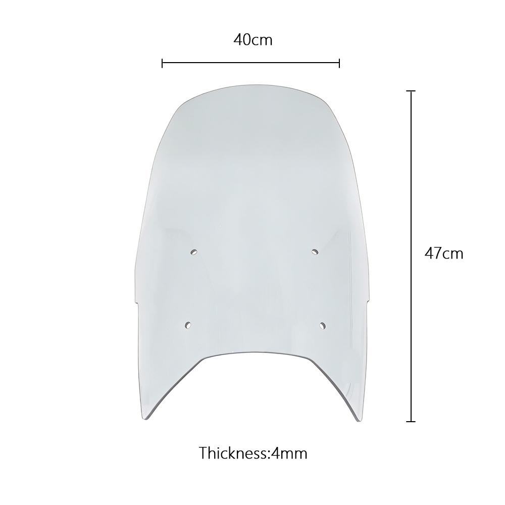 DSX800 DS800X Rally Wind Increase Raise Height Windscreen For LONCIN Voge DS 800 X Front Windshield 800 DSX Windproof Deflector светло-серый