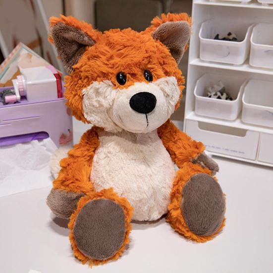 Waldtier Plüschtier Fuchs Faultier Plüschtier Ausgestopfter Waschbär Puppenkissen Home Office Schlafzimmer Dekoration Kinder Erwachsene Weihnachten Geburtstagsgeschenk
