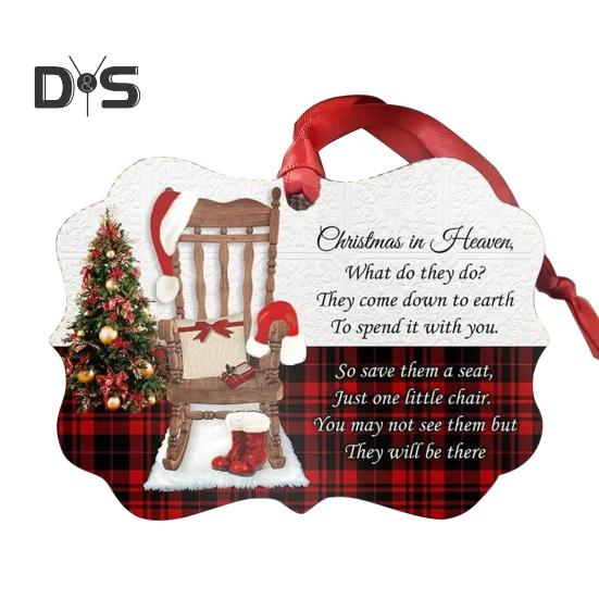 Boże Narodzenie Jezus Historia Prawdziwa Ozdoba Choinka Wisząca Dekoracja 2D Płaski Akryl Wisiorek na Boże Narodzenie Nowy Rok