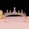 Black Baroque Crown Tiara Bride Eighteen Female Bar Mitzvah Birthday Princess Crown