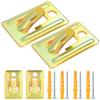 4Pcs Water Heater Wall Mounting Bracket Set for Hollow Walls High Load Capacity Support Hook with Screws Anchors Space Saving