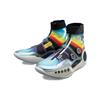 Li Ning WOW 9 Basketball Shoes Men's High top Dolphin Blue/Black/Flame Red ABER003-10