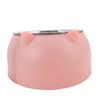 Oblique Mouth Cat Bowls for Food and Water Cute Small Pet Non-Slip Stainless Steel Feeder Bowl To Protect Cervical
