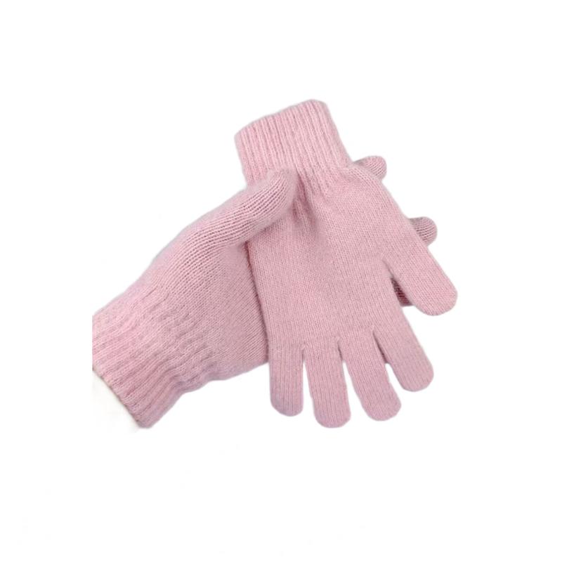 Winter Warm Rabbit Fur Finger Gloves (2-Pair Pack)
