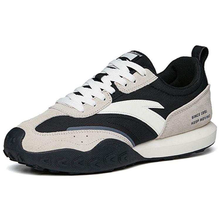 Anta Heritage Low-Top Sports Casual Shoes Men Sneakers Black Gray 112218856-2