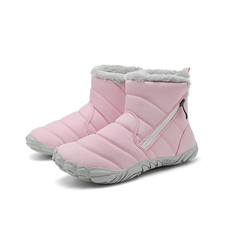 

Зимние детские сноубутсы плюшевые нескользящие хлопковые туфли водонепроницаемые милые детские туфли теплые меховые сноубутсы для мальчиков и девочек для улицы 30 розовый