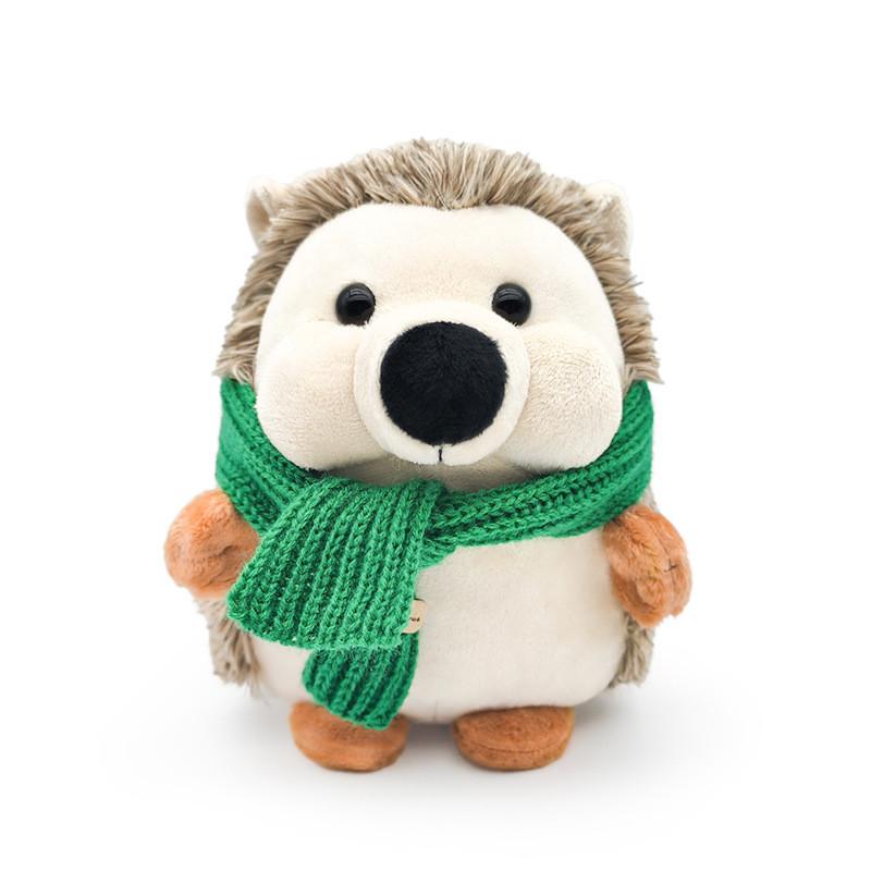 Scarf Plush Hedgehog Toy Animals Stuffed Doll Owl Girls Kids Birthday Gifts