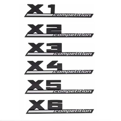 3D ABS COMPETITION Car Trunk Badge Emblem Thunder Edition Sticker For M1 M2 M3 M4 M5 M6 M7 M8 X1M X2M X3M X4M X5M X6M X7M X5